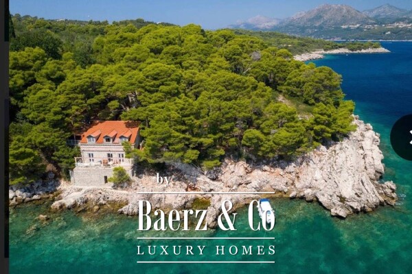 photo 1 Island of Koločep (Dubrovnik), villa with an exclusive position, first row to the sea