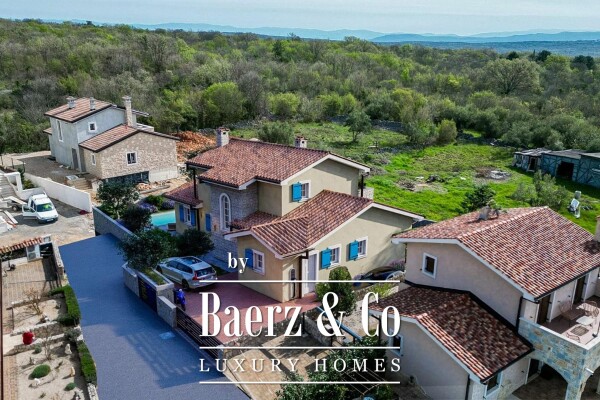 photo 15 Krk, Lindrići, beautiful Mediterranean villa with pool and sea view