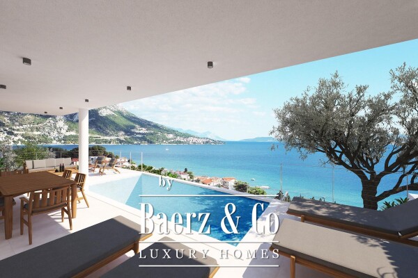 photo 11 Duće, new construction, luxurious apartment with pool and open sea view S1