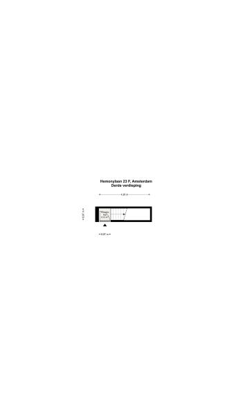 Floor Plan 1 - Hemonylaan 23 F