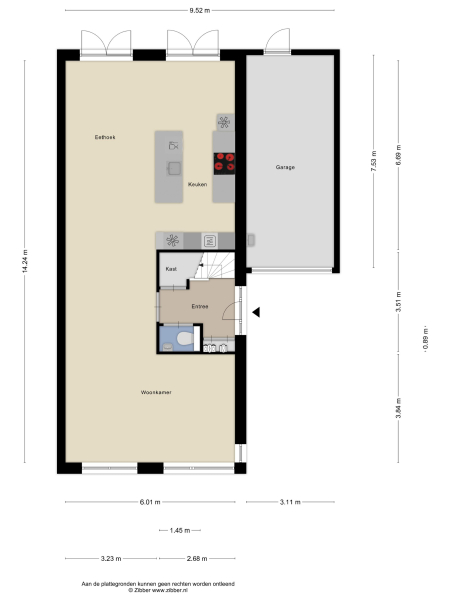 Floor Plan 2 - Zandbergenstraat 14