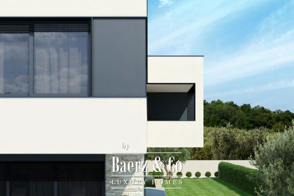 photo 7 Istria, Poreč, modern villa under construction with sea view