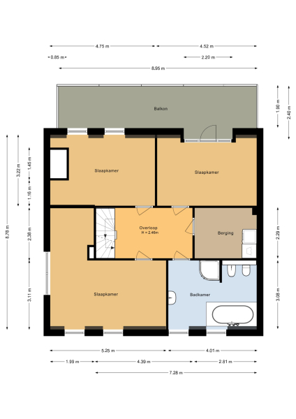 Floor Plan 3 - Adriaan Willaertweg 4
