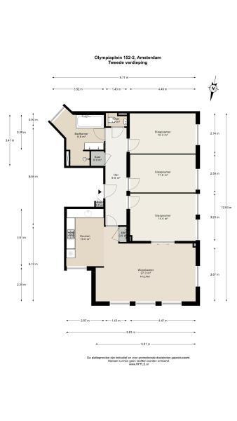 Floor Plan 1 - Olympiaplein 152 2