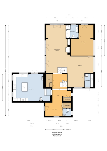 Floor Plan 1 - Koeduinweg 1