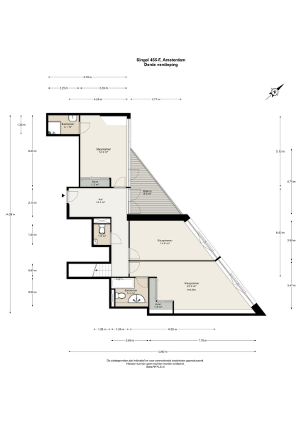 Floor Plan 1 - Singel 455 F