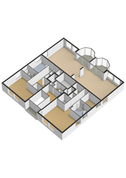 Floor Plan 3 - Zwolsestraat 11 B